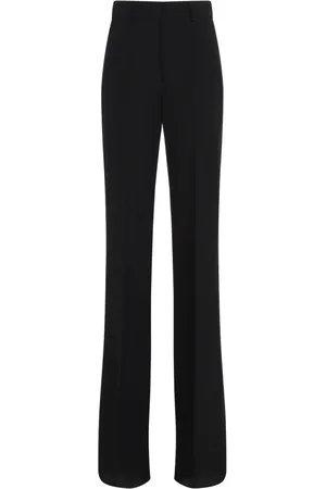 Sportmax Femme, Pantalons, Noir, Taille: 36 FR Pantalon Noir Orario en Viscose