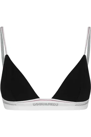 Dsquared2 Femme, Sous-vêtements, Noir, Taille: 46 FR Soutien-gorge triangle noir sporty
