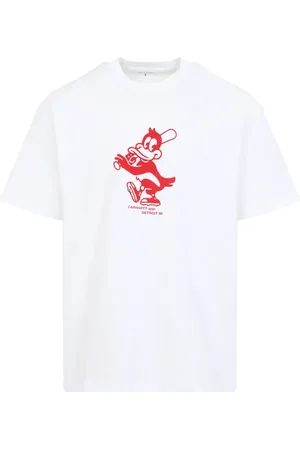 Carhartt Homme, Tops, Blanc, Taille: S T-shirt Home Run