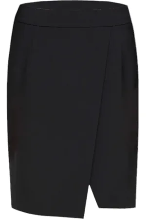 Dondup Femme, Shorts, Noir, Taille: 40 FR Jupe Asymétrique