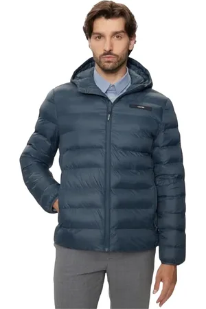 Calvin Klein Homme, Vestes, Bleu, Taille: S Doudoune à Capuche