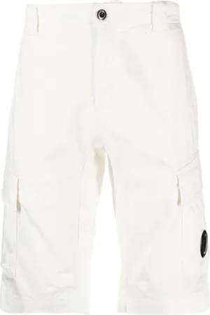 C.P. Company Homme, Shorts, Blanc, Taille: L Shorts Longs