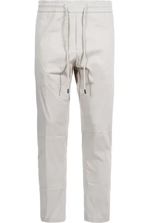 Dondup Homme, Pantalons, Blanc, Taille: W35 Pantalon blanc à taille élastique avec poches