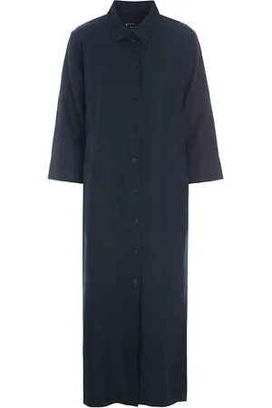 Bitte Kai Rand Femme, Robes, Bleu, Taille: 40 FR Robe-chemise en lin Dark Midnight