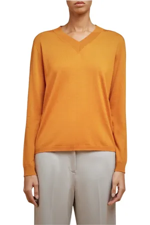 LIVIANA CONTI Femme, Pulls, , Taille: 38 FR Pull en Laine Mérinos Col V