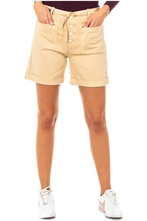 La Martina Femme, Shorts, , Taille: W27 Short Rouge avec Ceinture Ajustable