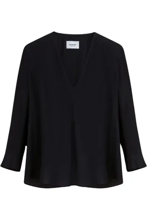 Dondup Femme, Blouses et Chemises, Noir, Taille: 40 FR Blouse Élégante