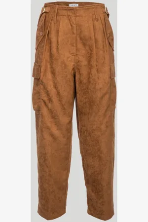 Liu Jo Femme, Pantalons, Brun, Taille: 36 FR Pantalon Cargo Court