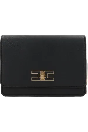 Elisabetta Franchi Femme, Sacs, Noir, Taille: ONE Size Sac bandoulière en similicuir