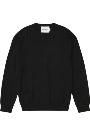 Closed Homme, Pulls, Noir, Taille: M Pull ras du cou en cachemire
