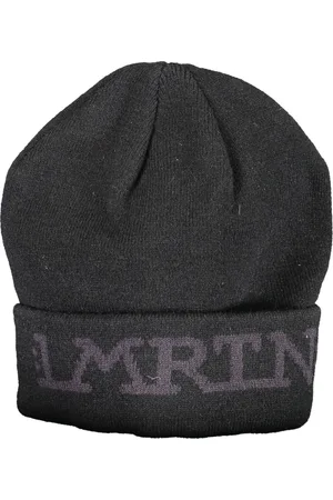 La Martina Homme, Accessoires, Noir, Taille: ONE Size Bonnet à Logo Brodé