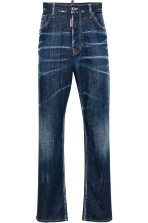 Dsquared2 Homme, Jeans, Bleu, Taille: S Jean Skinny en Coton Stretch