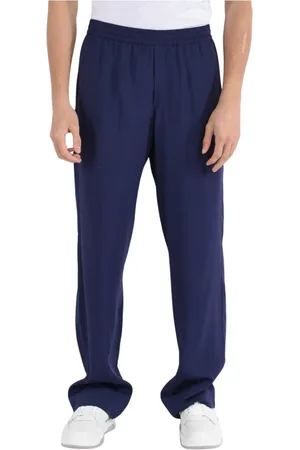 Msgm Homme, Pantalons, Bleu, Taille: M Pantalon fluide en viscose avec taille élastique