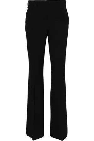DRIES VAN NOTEN Femme, Pantalons, Noir, Taille: 38 FR Pantalon Tissé Élégant