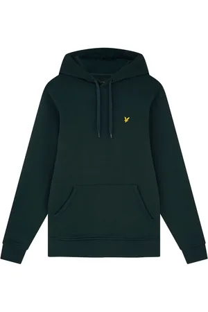 Lyle & Scott Homme, Sweatshirts et sweats à capuche, Vert, Taille: M Pull à Capuche