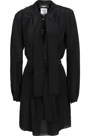 Dsquared2 Femme, Robes, Noir, Taille: 36 FR 900 Robe Mini Noire à