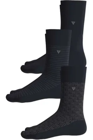 Guess Homme, Sous-vêtements, Bleu, Taille: S Chaussettes Logo