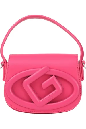 GAËLLE Femme, Sacs, Rose, Taille: ONE Size Sac à Main Compact Fuchsia avec Logo 3D