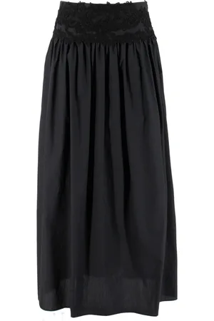 ERMANNO SCERVINO Femme, Jupes, Noir, Taille: 38 FR Jupe Taille en Dentelle Florale