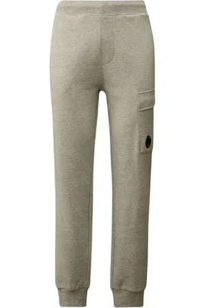 C.P. Company Homme, Pantalons, Gris, Taille: S Pantalon de survêtement cargo en molleton surélevé