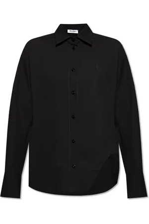 The Attico Femme, Blouses et Chemises, Noir, Taille: 38 FR Chemise Logo