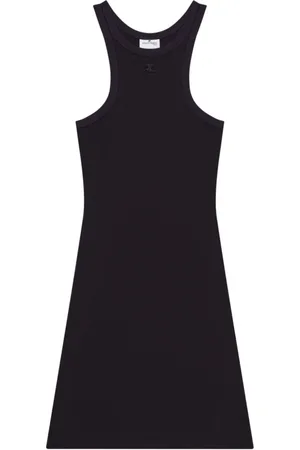 Courrèges Femme, Robes, Noir, Taille: 40 FR Mini Robe Noire en Coton