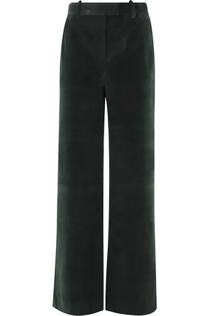 Circolo Femme, Pantalons, Vert, Taille: 36 FR Pantalon en Velours
