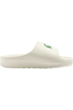 Lacoste Homme, Chaussures, Blanc, Taille: 44 EU Serve Slide 2.0 Tongs