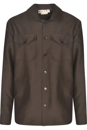 Marni Homme, Vestes, Brun, Taille: L Veste Légère