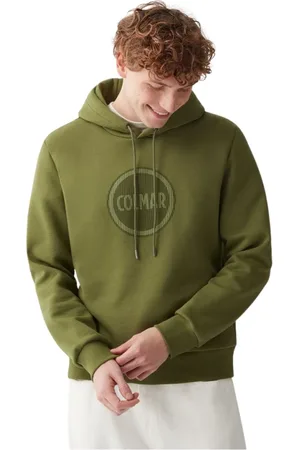 Colmar Homme, Sweatshirts et sweats à capuche, Vert, Taille: S Sweat à capuche