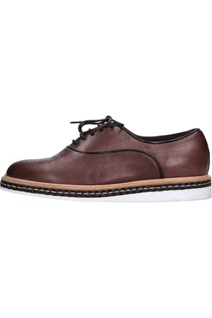 santoni Homme, Chaussures, Brun, Taille: 41 EU Chaussures plates Marron