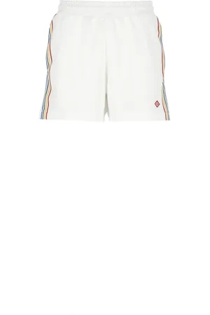 Casablanca Femme, Shorts, Blanc, Taille: 40 FR Short blanc à taille élastique