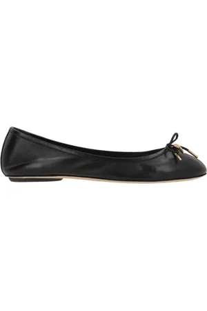 Chloé Femme, Chaussures, Noir, Taille: 35 EU Ballerines Iris en cuir noir