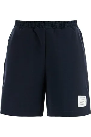 Thom Browne Homme, Shorts, Bleu, Taille: L Ensemble Short Ripstop et Laine Marine