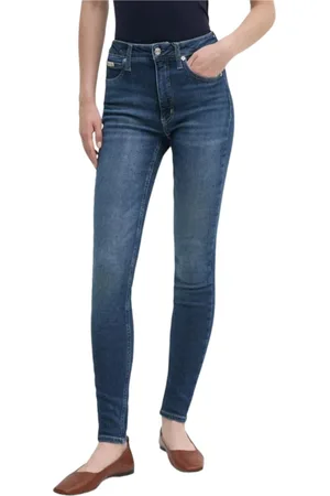 Calvin Klein Femme, Jeans, Bleu, Taille: W29 L30 Jean Skinny Taille Haute