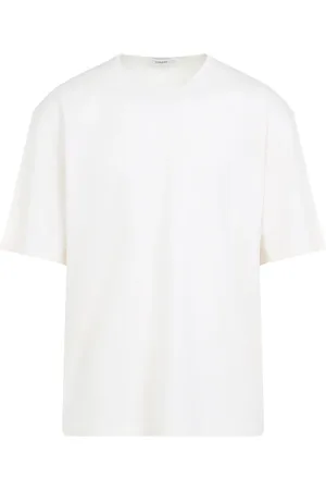 LEMAIRE Homme, Tops, Blanc, Taille: L T-shirt Relaxed