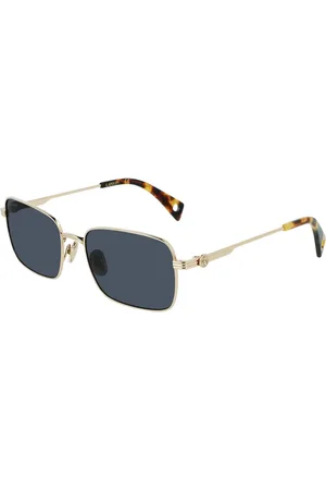 Lanvin Unisex, Accessoires, Jaune, Taille: ONE Size Lunettes de soleil en métal doré
