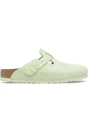 Birkenstock Femme, Chaussures, Vert, Taille: 38 EU Sandales Boston Regular Vert Lime Dégradé