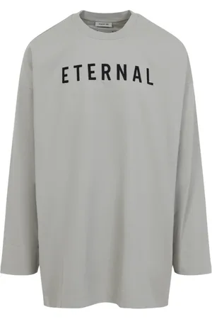 FEAR OF GOD Homme, Tops, Gris, Taille: L T-shirt Gris Polos Élégant Casual Wear