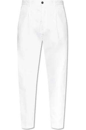 Dsquared2 Homme, Pantalons, Blanc, Taille: XS Pantalon à Pince Unique