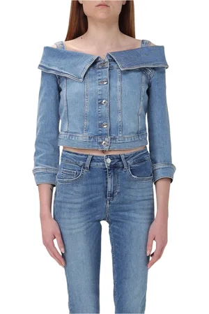 Liu Jo Femme, Vestes, Bleu, Taille: 36 FR Veste Bermuda Élégante à Revers