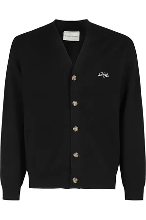 Drôle de Monsieur Homme, Pulls, Noir, Taille: S Cardigan Funny