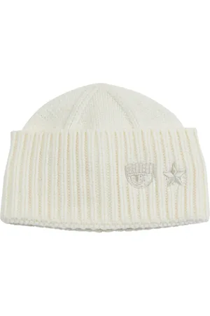 Chiara Ferragni Femme, Accessoires, Blanc, Taille: ONE Size Bonnet