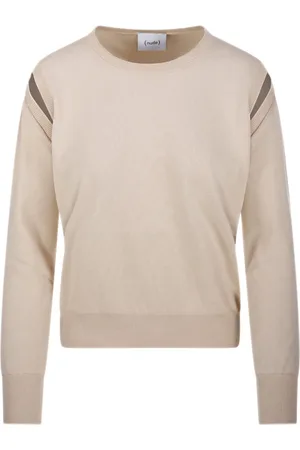 NUDE Femme, Pulls, , Taille: 42 FR Pull à Col Rond Rayé