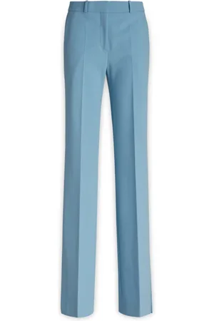 DEL CORE Femme, Pantalons, Bleu, Taille: 36 FR Pantalon Élégant