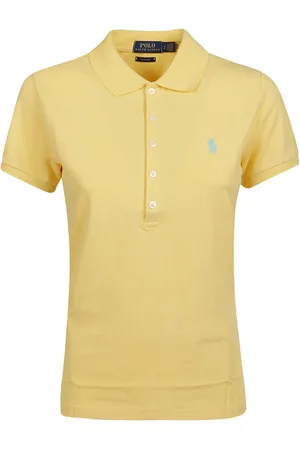Ralph Lauren Femme, Tops, Jaune, Taille: 40 FR Polo Slim Julie