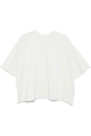 Entire Studios Femme, Tops, Blanc, Taille: 36 FR Dart Tee pour un Style Imposant