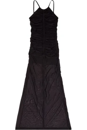 Diesel Femme, Robes, Noir, Taille: 40 FR Amami Drape Tulle Dress