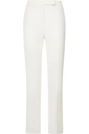 Max Mara Femme, Pantalons, Blanc, Taille: 34 FR Pantalon Slim-fit