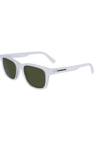 Lacoste Unisex, Accessoires, Gris, Taille: ONE Size Lunettes de soleil transparentes bio-injectées